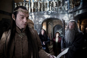 The Hobbit movie Elrond & Gandalf